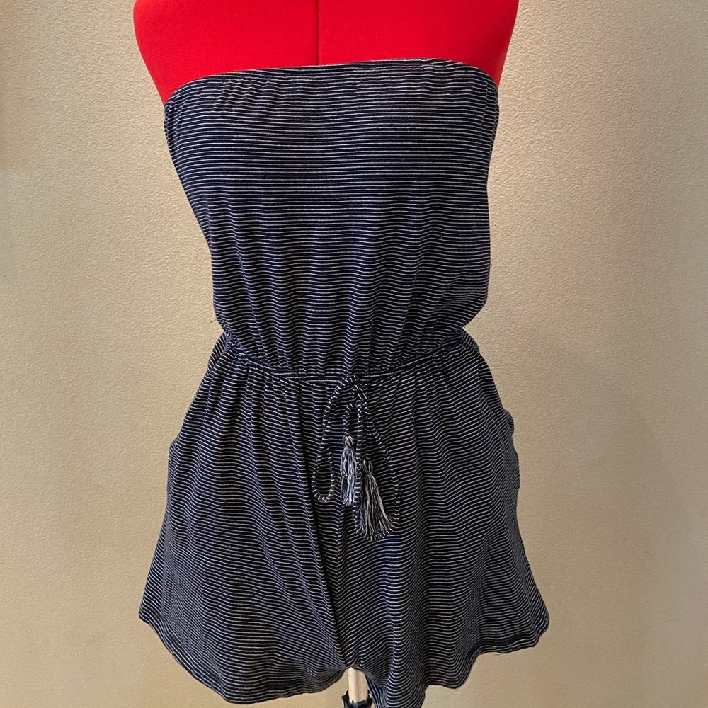 Mossimo sleeveless striped romper